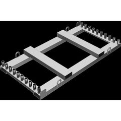  Mobile Absturzsicherung Schake Lager- und Transporttraverse, Länge: 2,00m, verzinkt 12449939