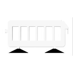  Verkehrssicherung Schachtschutzgitter Schake Absperrgitter aus Kunststoff, mit Folie Typ 1, rot / weiß 12450230