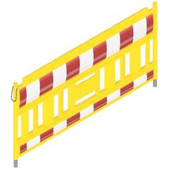  Mobile Absturzsicherung Schake-Euro2-Schrankenzaun
Typ Nox gelb, ohne Lampenadapter, rot / weiß 12449904