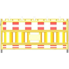  Mobile Absturzsicherung Schake-Euro2-Schrankenzaun 
Typ Nox gelb, mit Lampenadapter, rot / weiß 12449897