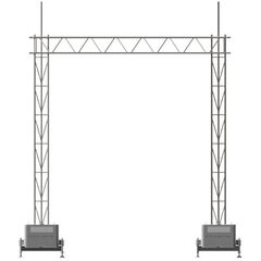  Beton-Aufstellvorrichtung Schake Aufstellvorrichtungen Brücke, Stahl-Gitterträger 5200 mm 12450180