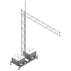  Beton-Aufstellvorrichtung Schake Aufstellvorrichtungen für Gittermast mit Kragarm, Stahl-Gitterträger 3200 mm 12450179