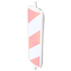  Verkehrssicherung Baken Schake Kunststoffbake Typ 40, Folie Typ 2, schraffiert, einseitig L 12450014