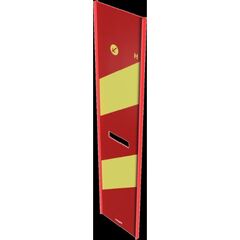  Verkehrssicherung Baken Schake Klemmbake, Folie Typ 2, rot / gelb 12449989