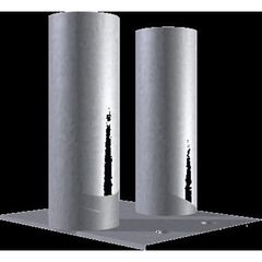  Mobilzaunzubehör Schake Bodenplatte zum Verbinden von 2 Bauzäunen 12450351