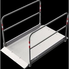  Grabenbrücke Schake Grabenbrücken aus Aluminium mit Bodenplatte aus Stahl, 1x1,7m 12450415