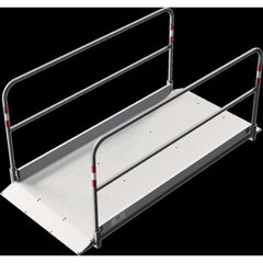  Grabenbrücke Schake Grabenbrücken aus Aluminium mit Bodenplatte aus Stahl, 1x2,2m 12450409