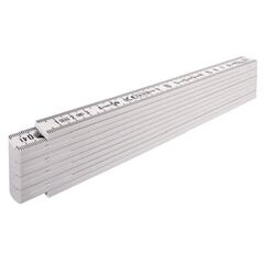  Kunststoff-Gliedermaßstäbe Stabila Kunststoff-Gliedermaßstab Type 1107, 2 m, weiß, metrische Skala 12383132