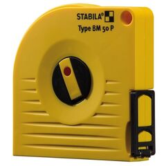  Kapselbandmaße Stabila Bandmaß BM 50 P, 30 m, polyamidbeschichtetes Stahl-Messband, mit Universalhaken 12383081