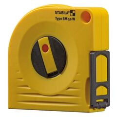  Kapselbandmaße Stabila Bandmaß BM 50 W, 20 m, weißlackiertes Stahl-Messband, mit Universalhaken 12383078