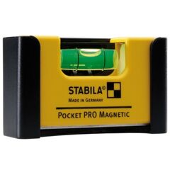  Torpedo- und Taschenwasserwaagen Stabila Wasserwaage Pocket PRO Magnetic, 7 cm, mit Seltenerd-Magnetsystem und Gürtel-Clip 12383167
