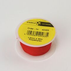  Maurerschnüre Stabila Maurerschnur Type PE-12-R, Polyethylen, 1,2 mm / 50 m, rot 12383120