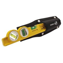  Torpedo- und Taschenwasserwaagen Stabila Wasserwaage Type 81 SV REM W45 Torpedo, 25 cm, mit Seltenerd-Magnetsystem, 45°-Winkel-Libelle und Gürteltasche 12383164