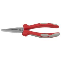  Flachzange mit langen Backen Flachzange mit langen Backen, verchromt, Mehrkomponenten-Griffe, 160 mm 12451099