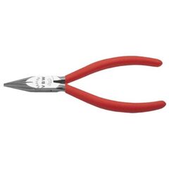  Feinmechaniker-Flachrundzange Feinmechaniker-Flachrundzange, verchromt, Kunststoffüberzug, 130 mm 12451252