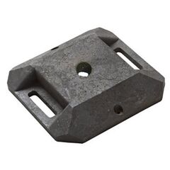  WEMAS Fußplatten Fußplatte Q 400 - 40x40 mm Aufnahme 12451676