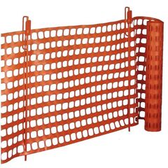  WEMAS Absperrgitter Kunststoff-Fangzaun - orange - 50 m x 1 m - Euromesh 024 12451591