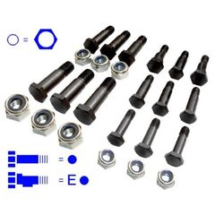  Messerkopf-Schrauben-Set BO universell Messerkopf-Schrauben-Set BO universell, 24-teilig 12450958