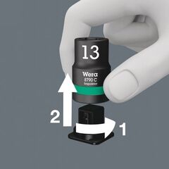  Zyklop Knarren Zubehör, 1/2" Belt C Impaktor 1 Steckschlüsseleinsatz-Satz, 1/2"-Antrieb, 10-teilig 12453440