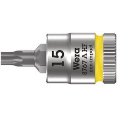  Zyklop Knarren Zubehör, 1/4" 8767 A HF TORX Zyklop Bitnuss mit 1/4"-Antrieb, mit Haltefunktion, TX 15 x 28 mm 12453248