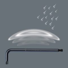  Winkelschlüssel für TORX®-Schrauben 967/9 TX 1 SB TORX Winkelschlüsselsatz, BlackLaser, 9-teilig 12452653