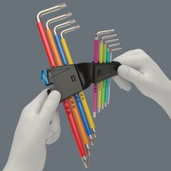 Winkelschlüssel für TORX®-Schrauben 3967/9 TX SXL Multicolour HF Stainless 1 Winkelschlüsselsatz mit Haltefunktion, Edelstahl, 9-teilig 12452740