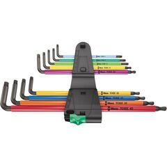  Winkelschlüssel für TORX®-Schrauben 967/9 TX XL Multicolour 1 Winkelschlüsselsatz, lang, 9-teilig 12452654
