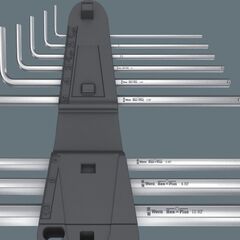  Winkelschlüssel für Innensechskantschrauben 950/9 L Hex-Plus HF 1 Winkelschlüsselsatz, metrisch, gestellverchromt, mit Haltefunktion, 9-teilig 12452934