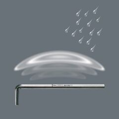  Winkelschlüssel für Innensechskantschrauben 950 L HF Winkelschlüssel, metrisch, gestellverchromt, mit Haltefunktion, 6 x 180 mm 12452935