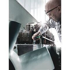  Kraftform Kompakt Vario mit Ratschenfunktion. - Feinverzahnung für präzises Arbeiten. Kraftform Kompakt Pistol RA 4, 13-teilig 12451971