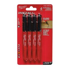  Messen und Markieren Markieren INKZALL Permanentmarker schwarz (4ST) 12443900