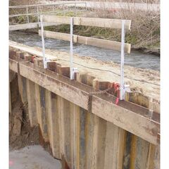  Spundwandhalter müba-Spundwandhalter aus Stahl, Verstellbereich 8 - 50 cm, galvanisch verzinkt 12444355