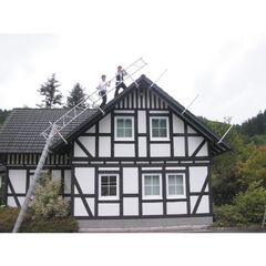  Ortgangsicherung müba-Ortgangsicherung aus Aluminium, bestehend aus Halter, Alu-Gerüstrohr 1,25 m und 2 Normalkupplungen 12444809