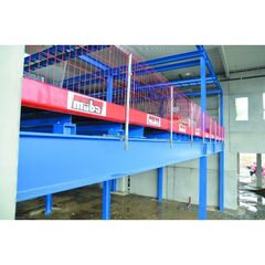  AS-Absturzsicherung müba-AS- Absturzgitter nach EN 13374 A, Höhe 1,17m, Breite 2,30m, rot lackiert 12444347