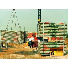  Gerüstpalette systemfrei müba-Gerüstpalette lichtes Maß zwischen den Holmen 1,30m lang, 1,20 m hoch, breitenverstellbar von 0,70 - 1,30 m, verzinkt 12444969