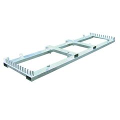  Lager und Transportgestelle müba-Lager- und Transportgestell zur Aufnahme von 25 müba-Bauzäunen mit Länge 3,60 m, Gestellbreite 1,02 m, verzinkt 12444479