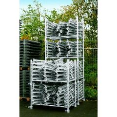  Deckenstützen und Zubehör Zubehör müba-Palette für Dreifußständer zur Aufnahme von 36 Dreifußständern, lichtes Maß zwischen den Holmen: 130x70x70cm, verzinkt 12444318