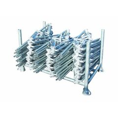  Deckenstützen und Zubehör Zubehör müba-Palette für Dreifußständer zur Aufnahme von 36 Dreifußständern, lichtes Maß zwischen den Holmen: 130x70x70cm, verzinkt 12444318