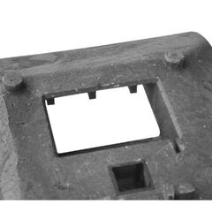  Sicherheitsbakensystem Müba Sicherheitsbakenfuß, 0,87x0,42x0,12m 12444595