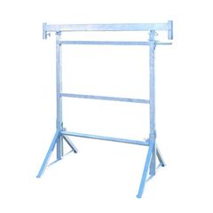  Kurbelbock müba-Kurbel-Gerüstbock, 1,50 m breit, Höhenverstellbar von 1,70 - 3,00 m, Tragfähigkeit 1500kg, mit abnehmbaren Füßen 12444276