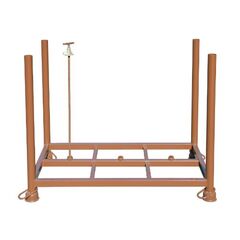  Transportgestelle müba-Fußplattenpalette zur Aufnahme von 21 TL-Fußplatten, lichtes Maß zwischen den Holmen 1,21 x 0,63 x 0,90 m, lackiert 12444527