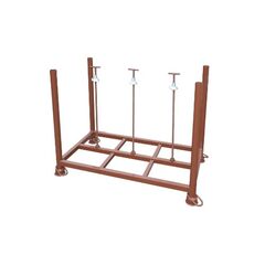  Transportgestelle müba-Fußplattenpalette zur Aufnahme von 21 TL-Fußplatten, lichtes Maß zwischen den Holmen 1,21 x 0,63 x 0,90 m, lackiert 12444527