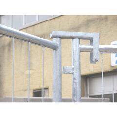  Bauzäune und Zubehör Weiteres Zubehör müba-Verbindungsteil für Torelemente, verzinkt 12444512