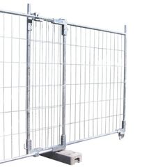  Schiebetor für Mobilzaun müba-Nachrüstsatz Bauzaunschiebetor einflügelig links öffnend 12444499