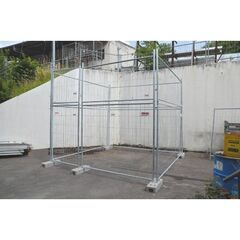  Bauzäune und Zubehör Weiteres Zubehör müba-Aufsteckrohr mit Scheibe für Bauzaun, Länge 72cm, verzinkt 12444507