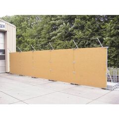  Holzbauzaun müba-Ständer für Holzbauzaun, höhenverstellbar von 1,88 m - 2,30 m, für Wandelemente bis 43 mm einsetzbar, verzinkt 12445020