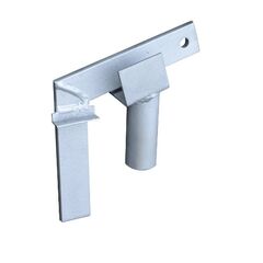  Bauzaunzelt müba-Torhalter links für Lagerzelt, verzinkt 12444498