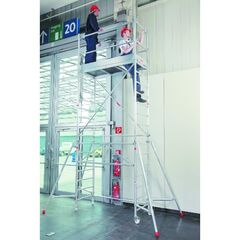  Alu-Rollgerüst Typ Boy 1, Boy 2, Boy 3 müba-Alu-Rollgerüst Typ Boy 2, Arbeitshöhe 2,8 m, mit Durchstiegsklappe 12444775