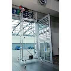  Typ 70/X-180 müba-Alu-Fahrgerüst Typ 70/4-180, Arbeitshöhe 6,65 m 12444756