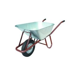  Schub- und Sackkarren Schubkarre müba-Muldenkarre "Ideal", Mulde (90 L) mit ganzer Drahteinlage, Polymeres Kugellagerrad, Tragfähigkeit 200kg 12444422